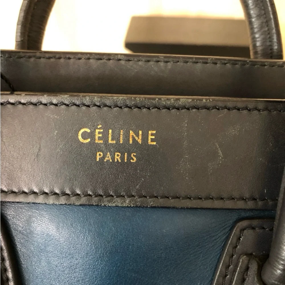 Celine Nano Tri-color Calfskin Leather Luggage - Picture 4 of 12